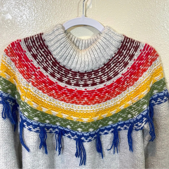 SAYLOR Payton Fair Isle Sweater Medium - Picture 3 of 6